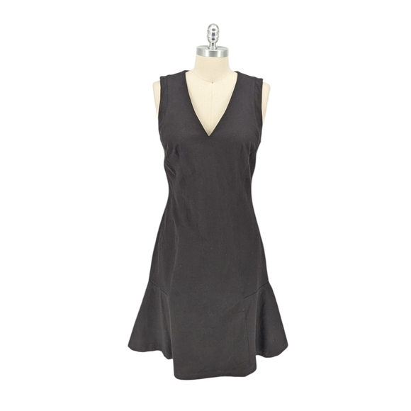 Banana Republic Bi Stretch A Line Dress Black 10 preppy Business casual classic - Picture 1 of 5